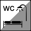 Ausstattung der Zimmer bedingt behindertengerecht