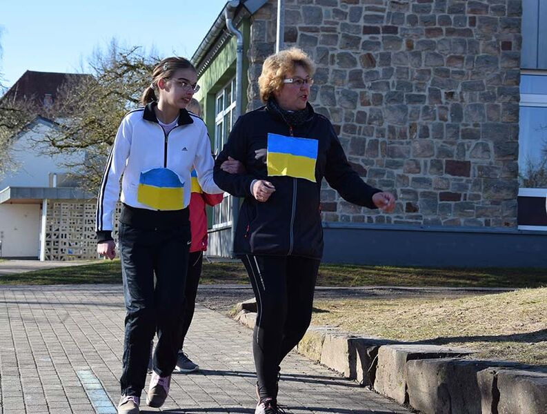 Spendenlauf für die Ukraine